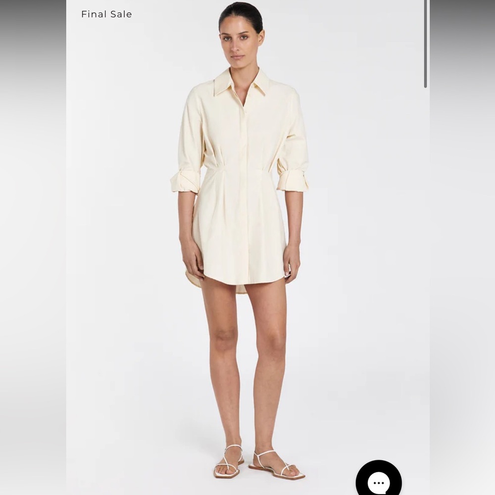 DISSH: RACHEL BUTTER SHIRT MINI DRESS